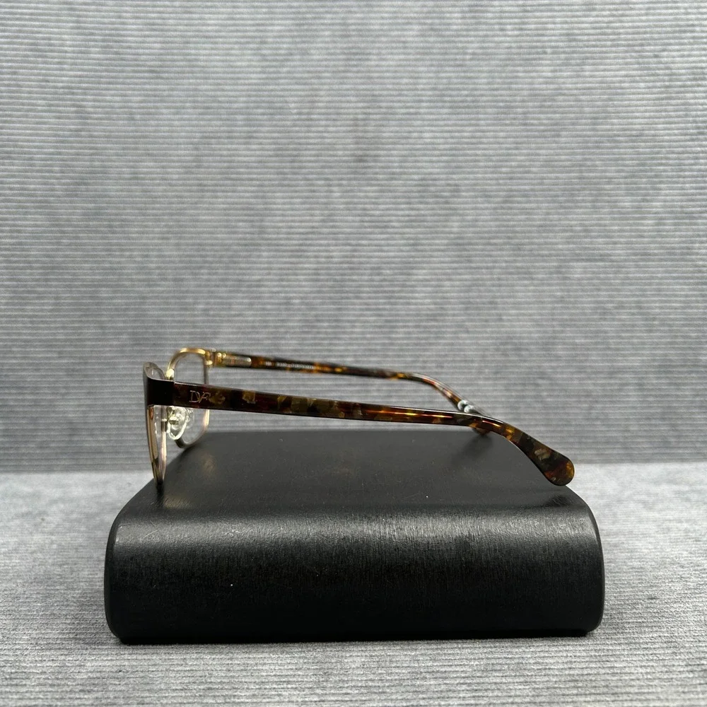 Diane von Furstenberg DVF8051 210 Burgundy Tortoise Y2k Eyeglasses 49-16-135